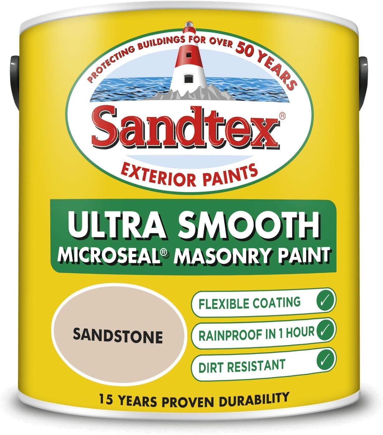 Sandtex Retail Sandtex Plymouth Grey Textured Masonry Paint 5L