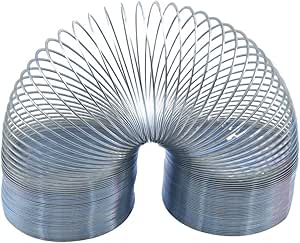 Silver Large Magic Rainbow Metal Slinkys Spring Classic Giant Originals ...