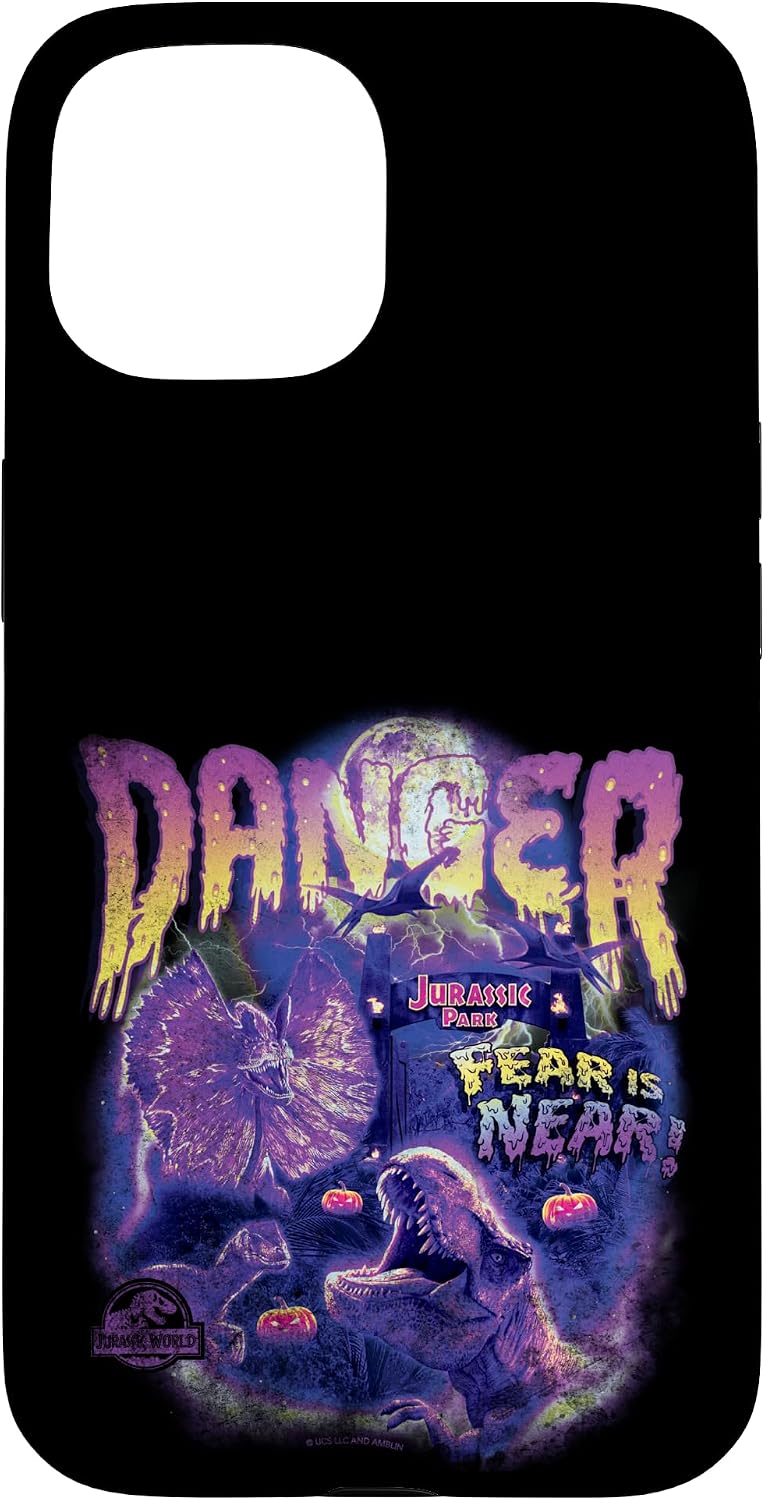 Jurassic Park Fear is Near Vintage Style Case for iPhone 17