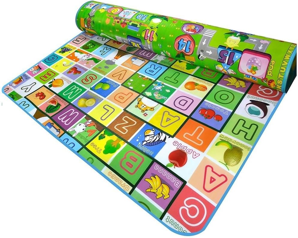 Baby Kids Toddler Crawl Mat Playing Carpet Playmat Picnic Blanket In/Out Doors (Monopoly)