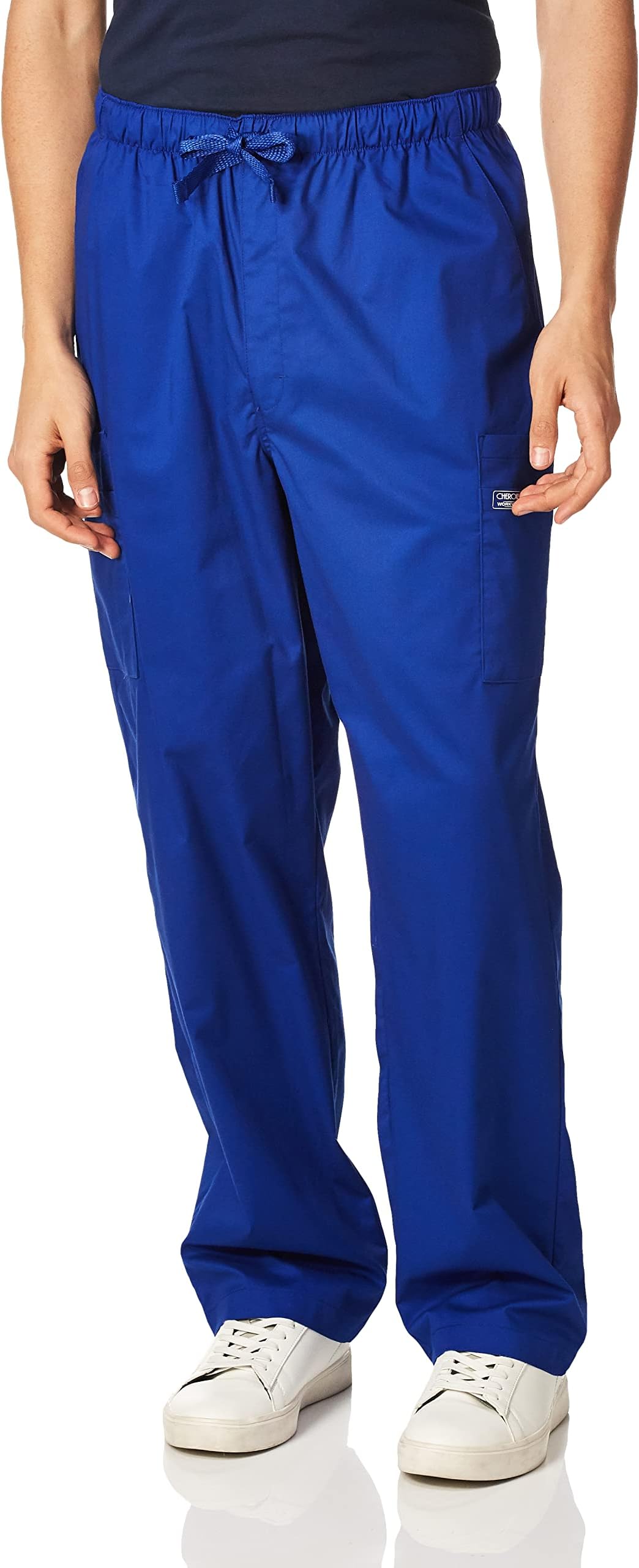 CherokeeMen Scrubs Pant Workwear Core Stretch Fly Front Cargo 4243