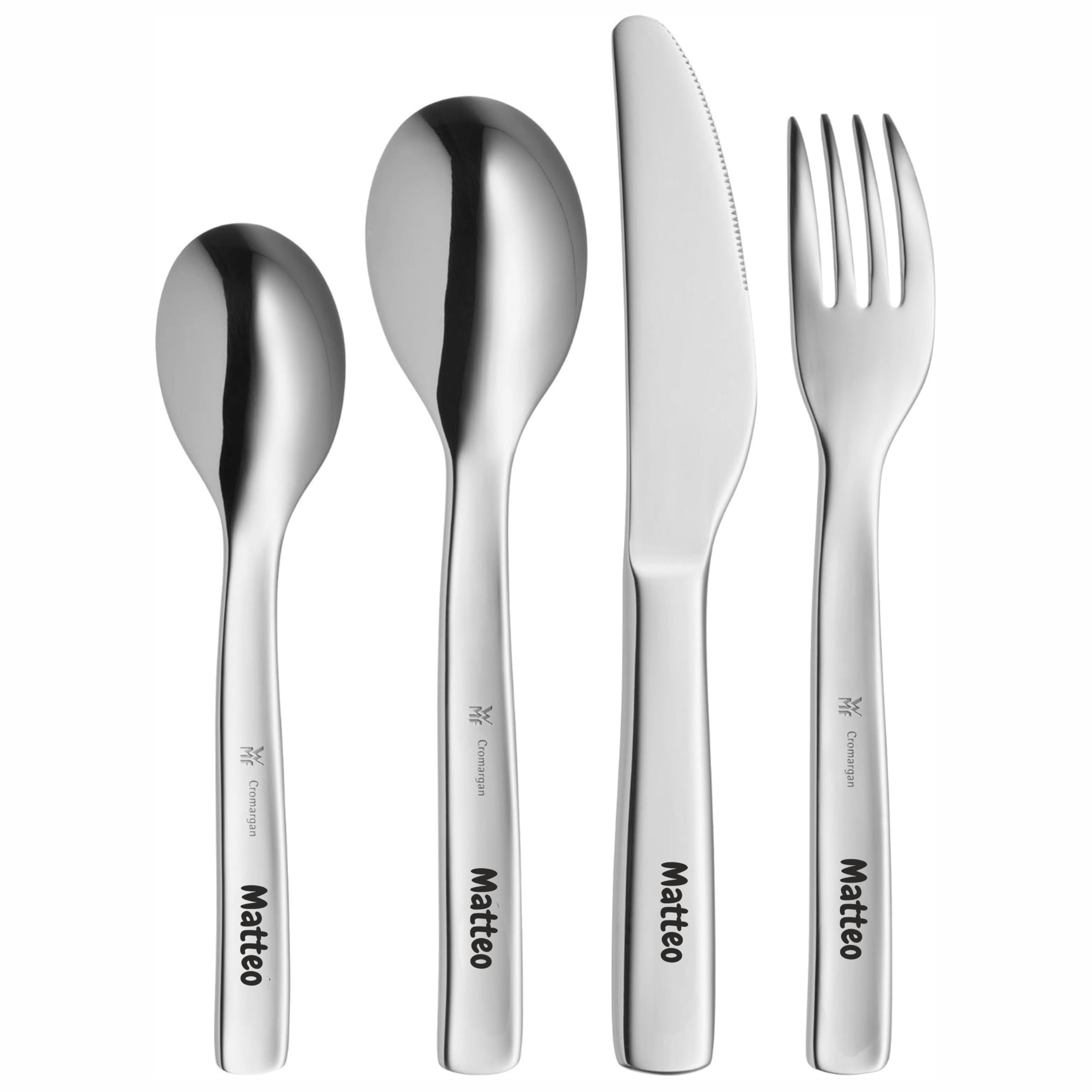 Posate per bambini WMF L'Ape Maia con incisione del nome - bellissimo set di posate per bambini - regali di battesimo personalizzati con incisione, idee regalo per bambine e bambini dai 3 anni