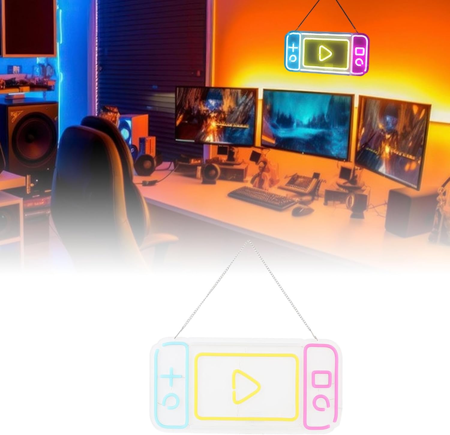 壁の装飾LEDネオンライト &ndash; 明るい照明でロマンチックな空間に、簡単取り付け可能