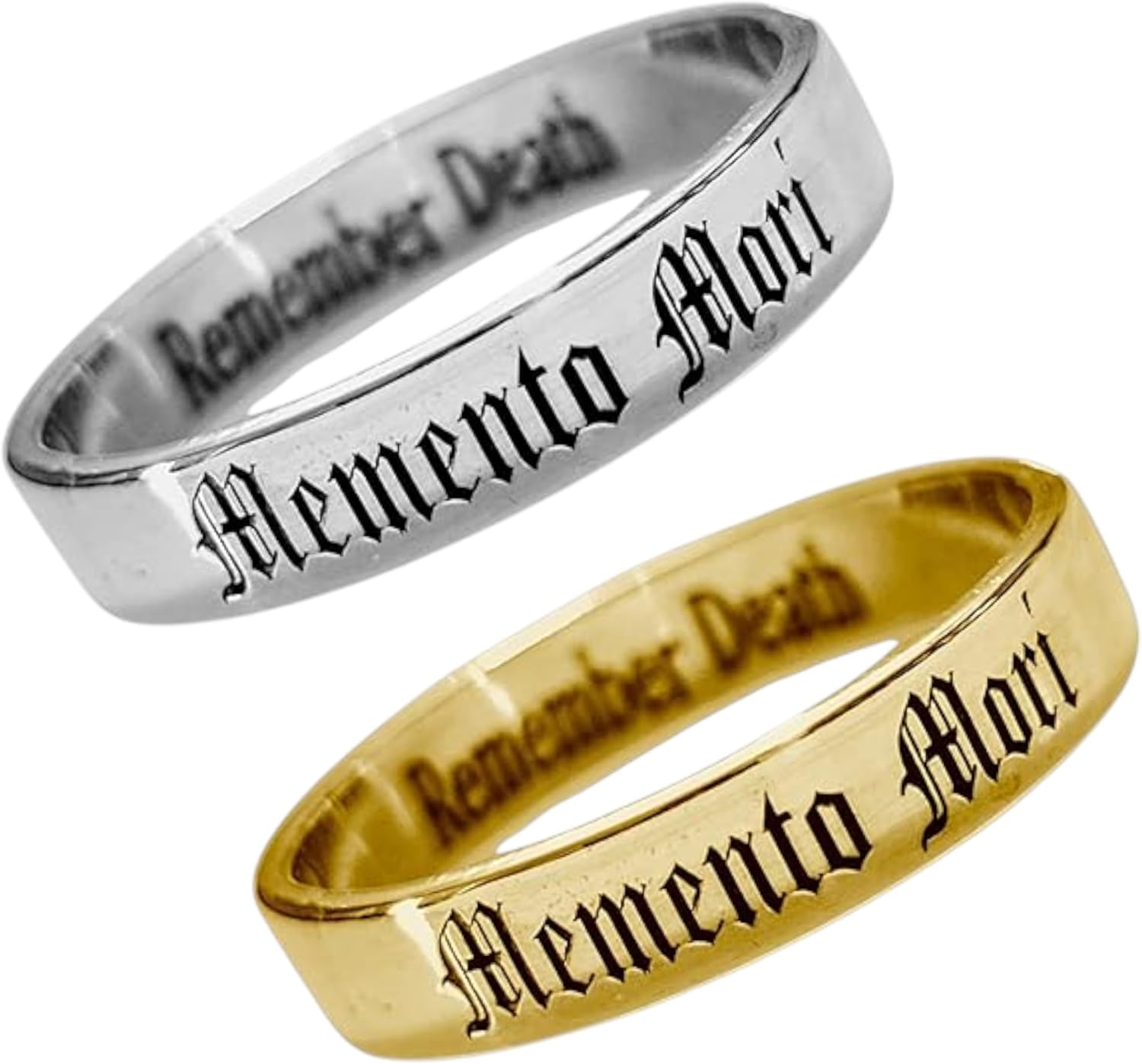 Personalized Memento Mori Signet Ring – Customizable Handmade 925 Sterling Silver Ring for Men & Women, Meaningful Stoic Jewelry Gift for Special Occasions