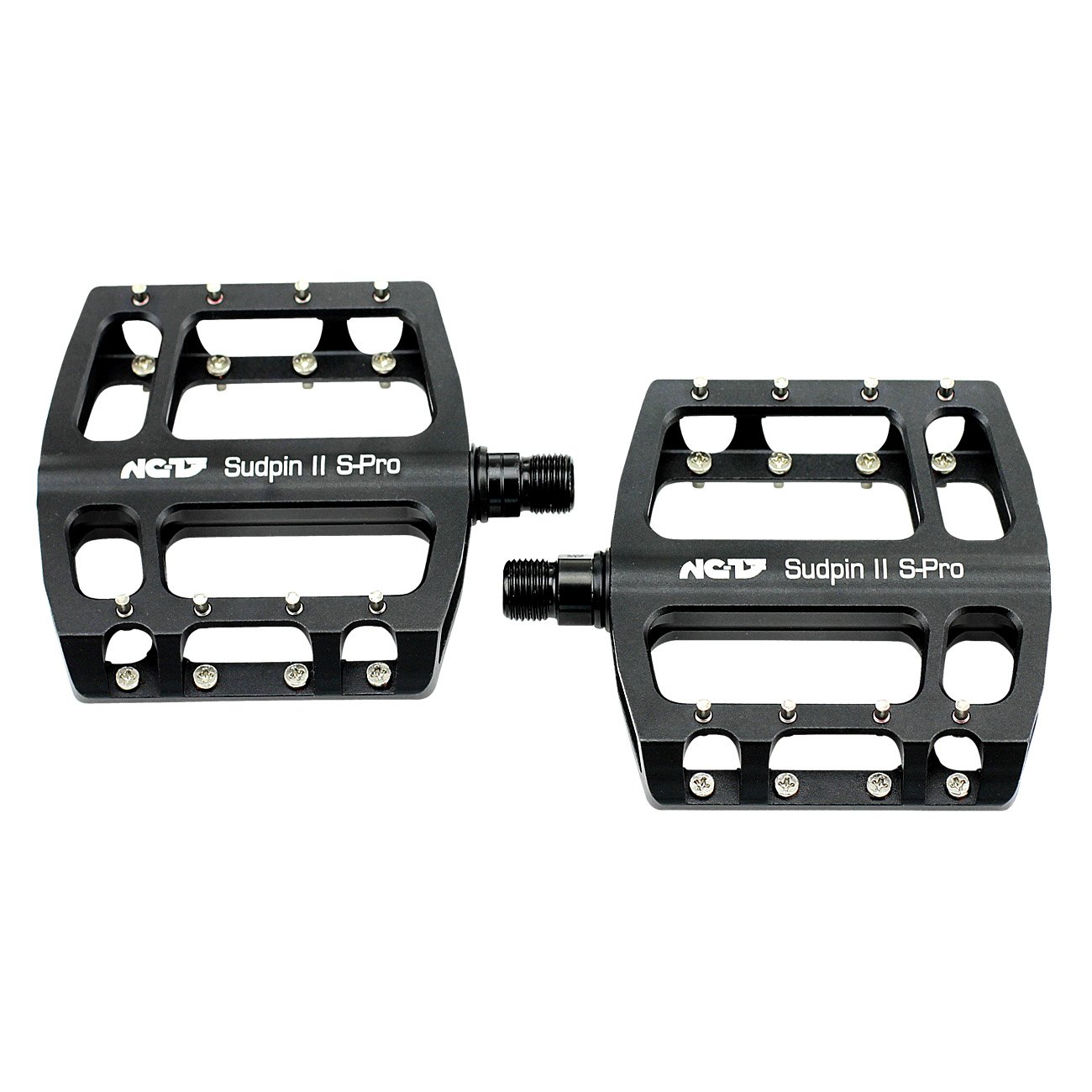 NC-17 Sudpin II S-Pro CNC Plattform Pedale/Fahrrad Pedal MTB/Mountainbike Pedal/BMX Pedal/Gleitlager und Kugellager/Cr-Mo Achse