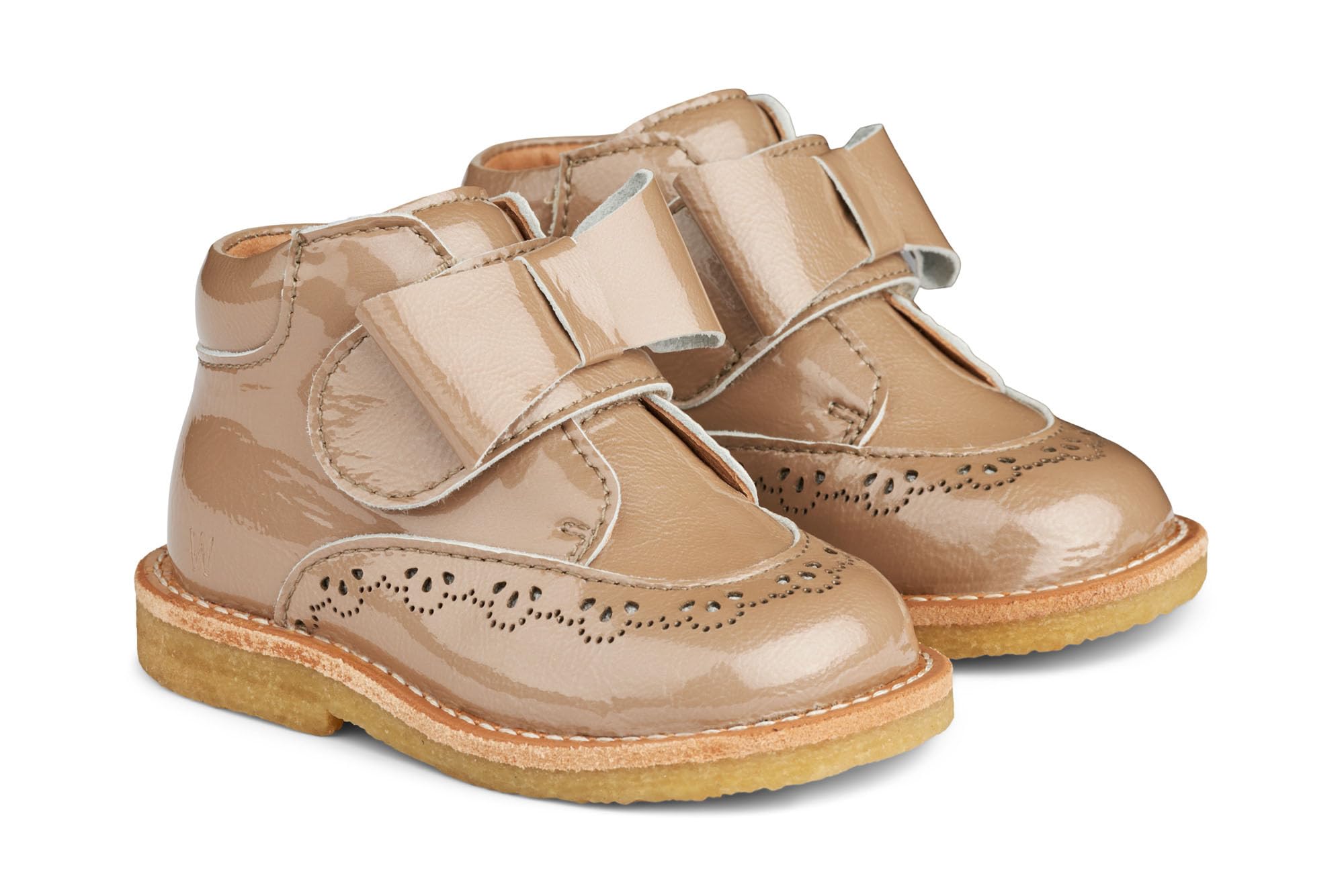 Wheat Scarpine Primi Passi Bowy, 100% Pelle Brevettata, Traspiranti, Scarpe per Chi Inizia a Camminare Unisex-Bambini e Ragazzi