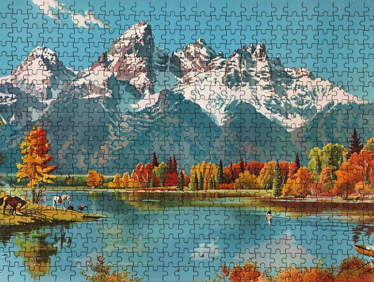 Puzzle per Adulti 3000, Cavallo Neve, legno Classico Puzzles LDYQS6-639