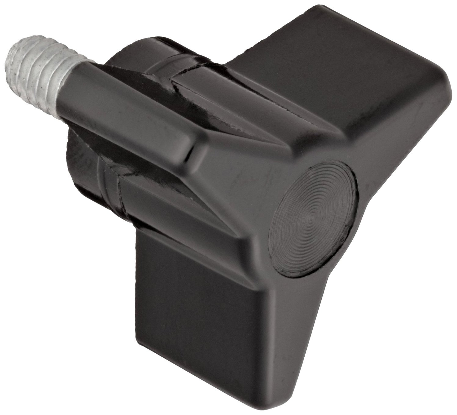 Davies Thermoset Three Arm Knob, Flute Rim, Threaded Stud, 1/4"20