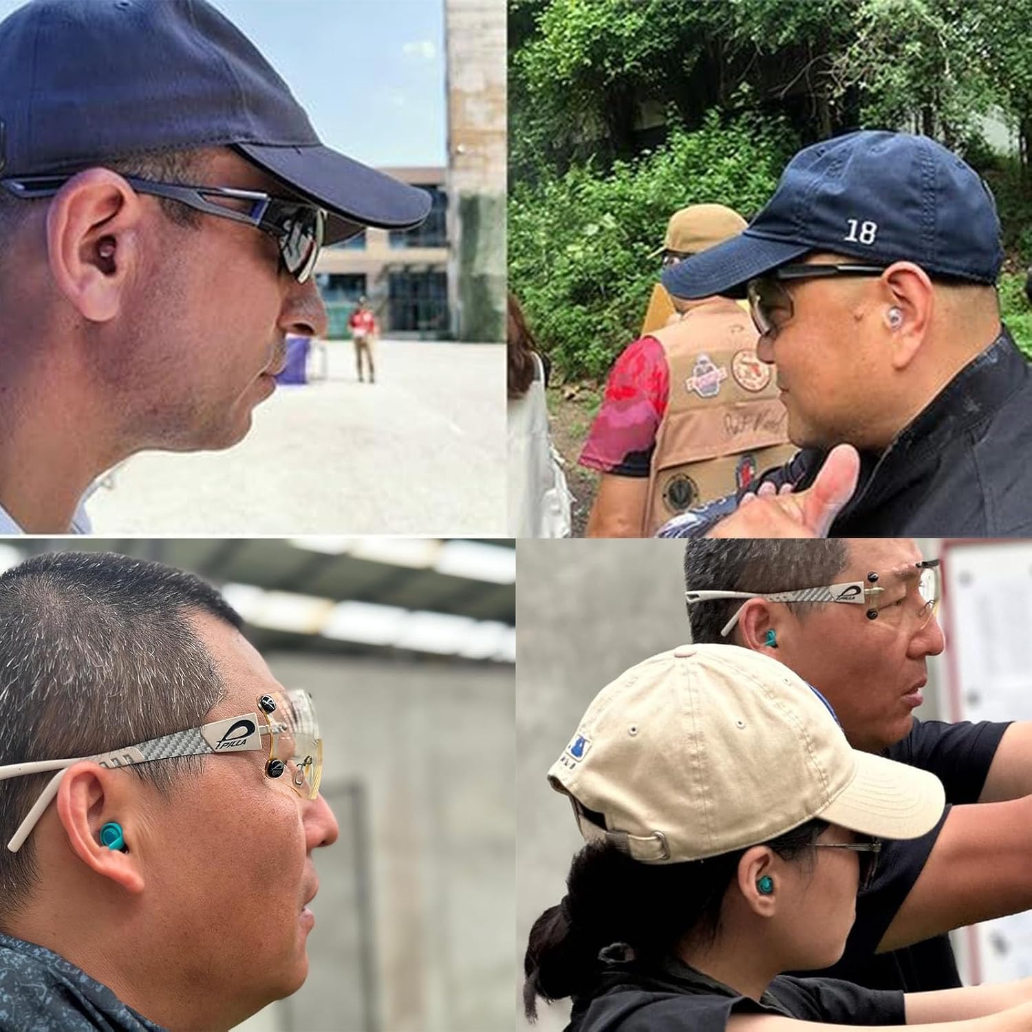 Ear Protection for Gun Ranges - Earplugs for Shooting Ranges with Advanced Filter Technology, Hearing Protection for Shooters, Red, 1 Pair