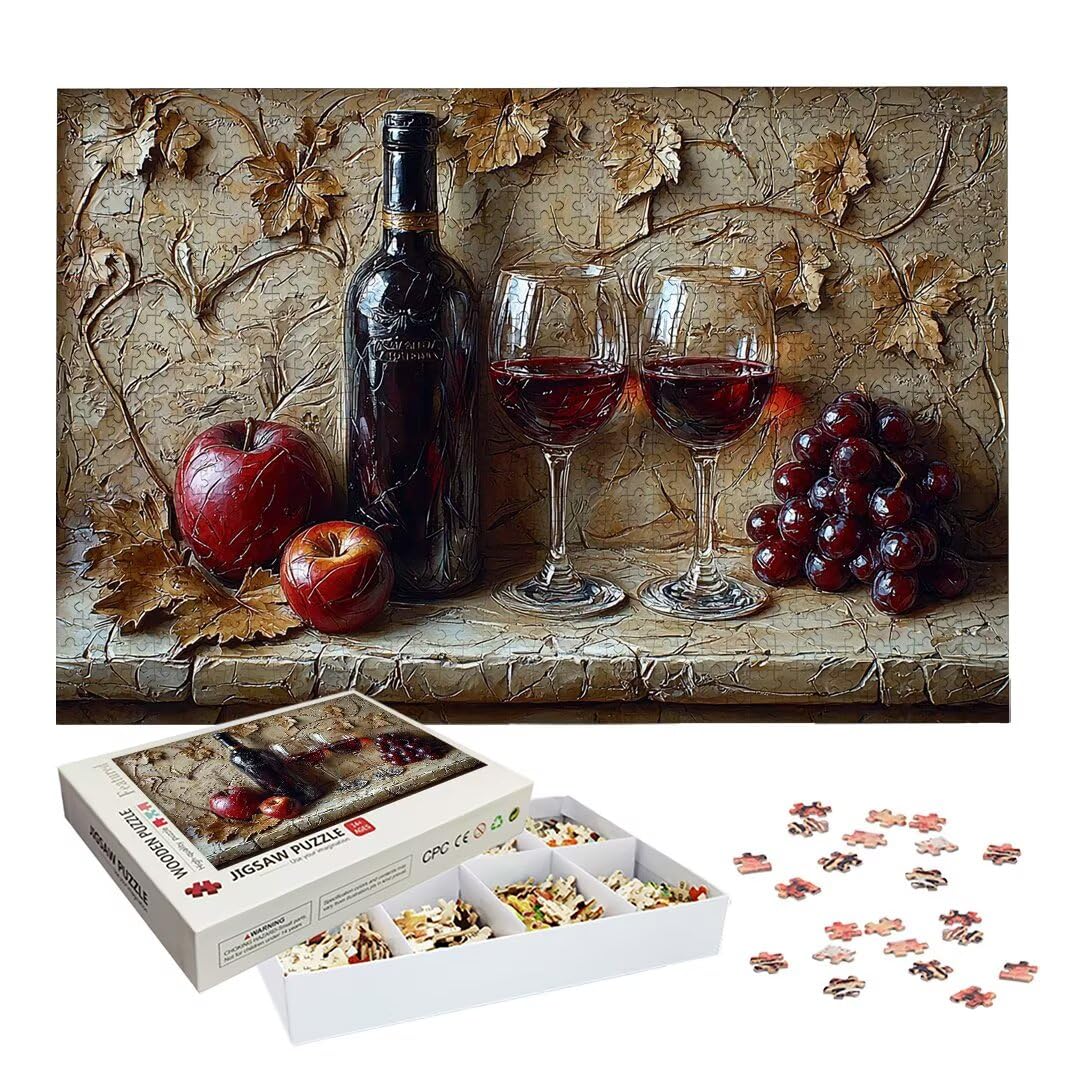 Puzzle 1000 Piezas, Puzzle UVA de Madera para Adultos, Regalos Mujer -2552