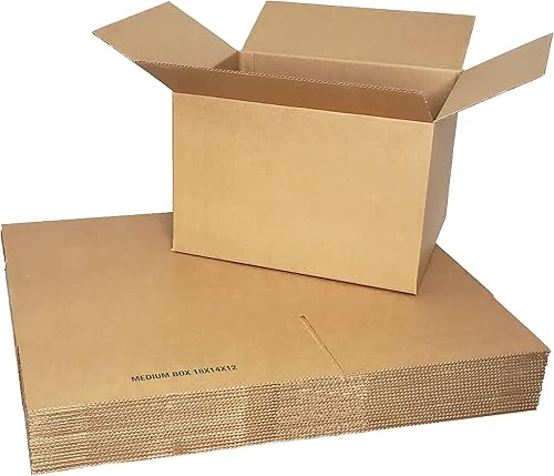 Miniatura 6 de Cajas de cartón medianas básicas, paquete de 20  18"x14"x12"  Cajas de mudanza baratas