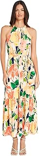 Maggy London Women's Versatile Halter Maxi Dress for Women with Waist Tie Detail | Summer Dresses for Women