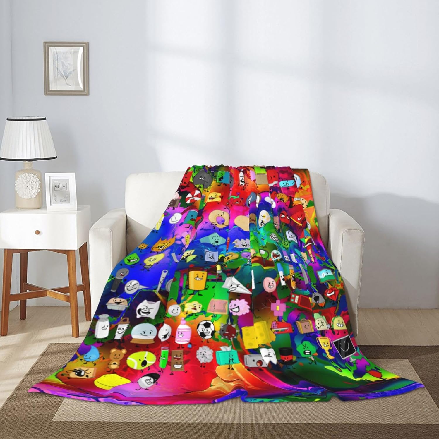 Flannel Blanket Thickening Blanket Suitable for Home Or Outdoor Use