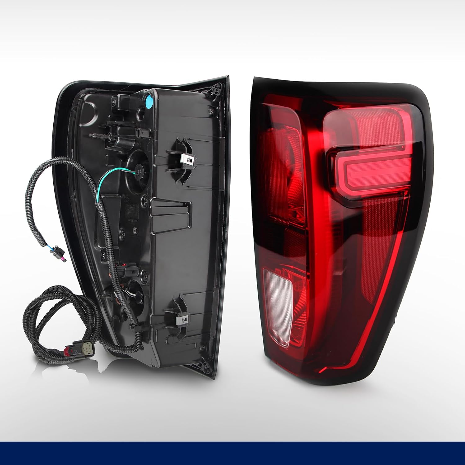 Tail Lights Compatible with 2019-2026 GMC Sierra 1500 Taillights for Sierra 1500 PRO/SLE/Elevation Halogen Rear Tail Light Assembly Right Passenger Side, Replace GM2801309 84968737