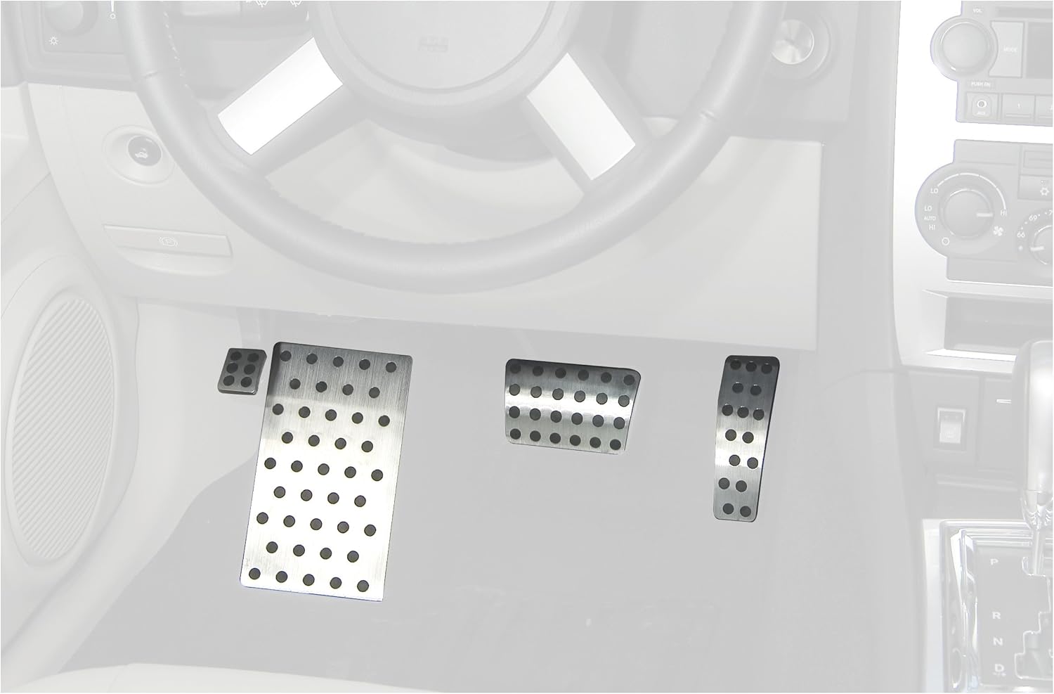 Putco 931010 Street Design Liquid Solid Billet Pedal Kit