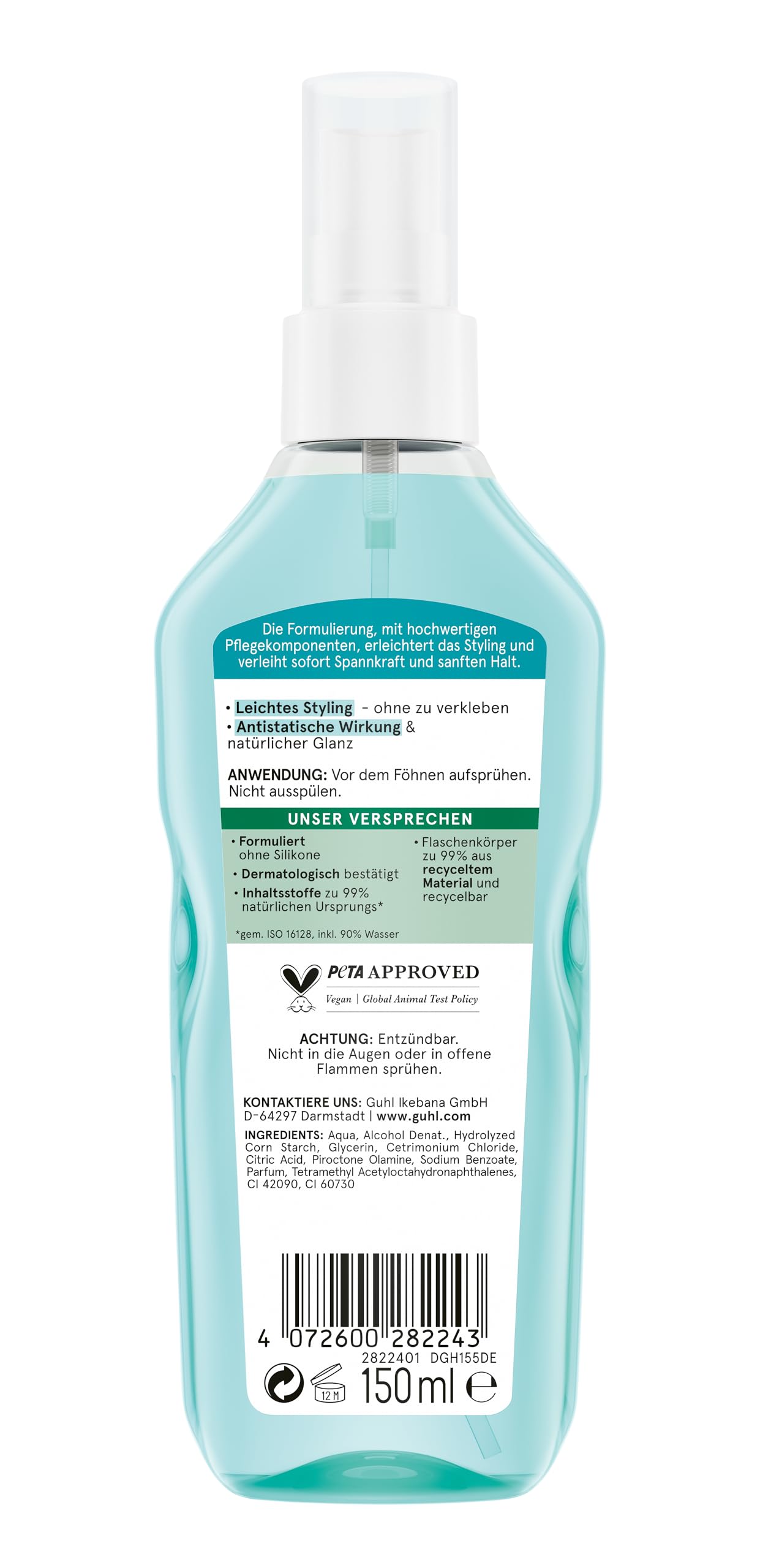 Guhl Balsam do włosów – zawartość: 150 ml – jedwabny połysk – do elastycznej stylizacji – typ włosów: wszystkie