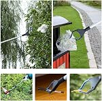 Reacher Grabber Tool Pickup Tool Reaching Assist Tool for Trash Pick Up,Nabber,Litter Picker,82cm Foldable Grabber Reacher for Elderly,Lightweight Extra Long Handy Trash Claw Grabber,Arm Extension