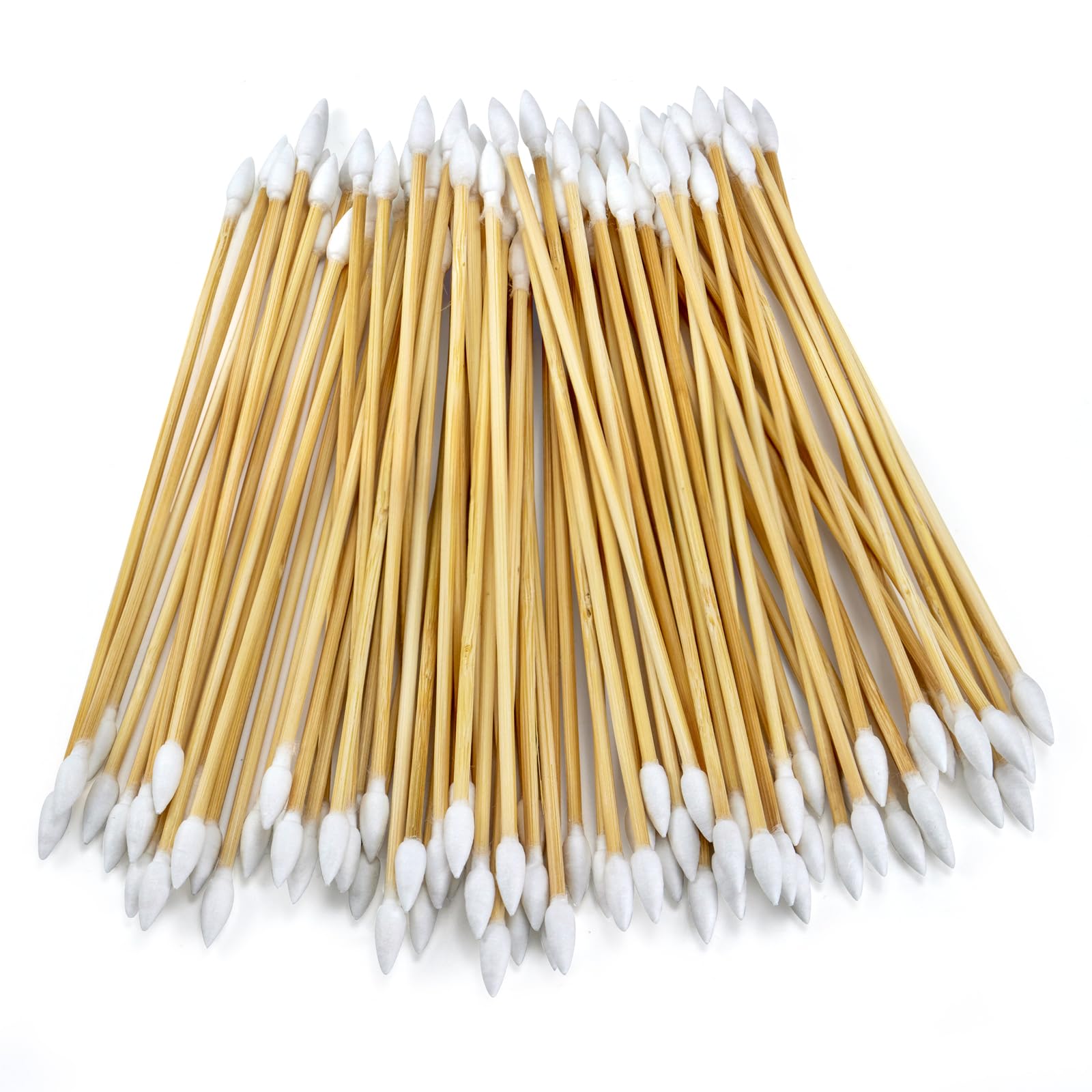 900/400PCS Double-Ended 6" Pointed Gun Cleaning Swabs - for Precision Firearm Cleaning and Applying, Gun Cleaning Supplies, Lint-Free and Highly Absorbent