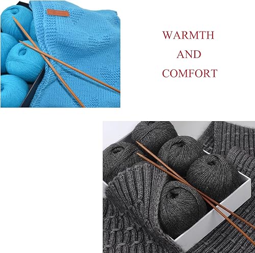 Miniatura 4 de golo Lana merino para tejer hilo de cachemira de 3 capas para ganchillo hilo de ganchillo