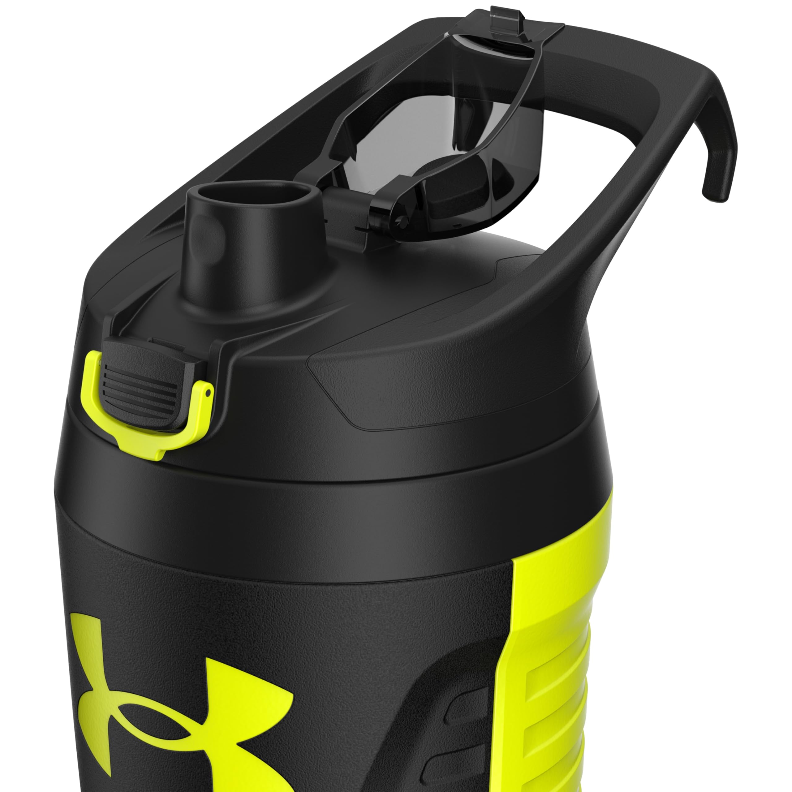 Under Armour Playmaker - Jarra deportiva, botella de agua con asa, aislada de espuma y resistente a fugas, 32 onzas