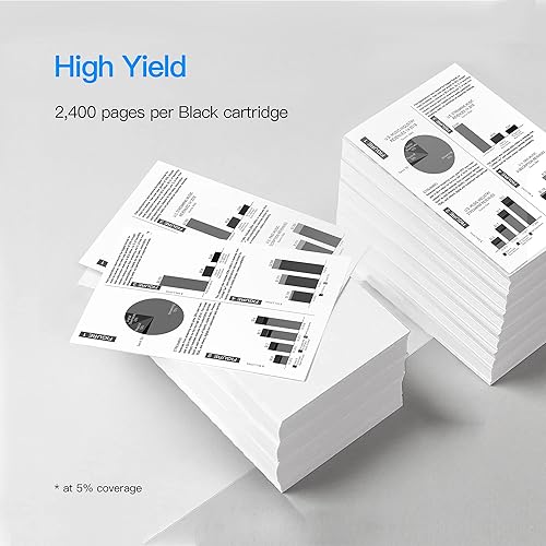 Vista 4 de LxTek Cartucho de tóner de repuesto compatible para Canon 137 CRG137 9435B001AA para usar con impresora ImageClass D570 MF232w MF236n MF216N MF227dw