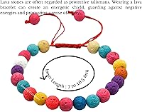 Vista 391 de Amazing Gemstone Crystal Bracelet for Women Men's Gifts - Protection Healing Crystal Bracelet - 8mm Gemstone Beaded Adjustable Bracelet Pulseras