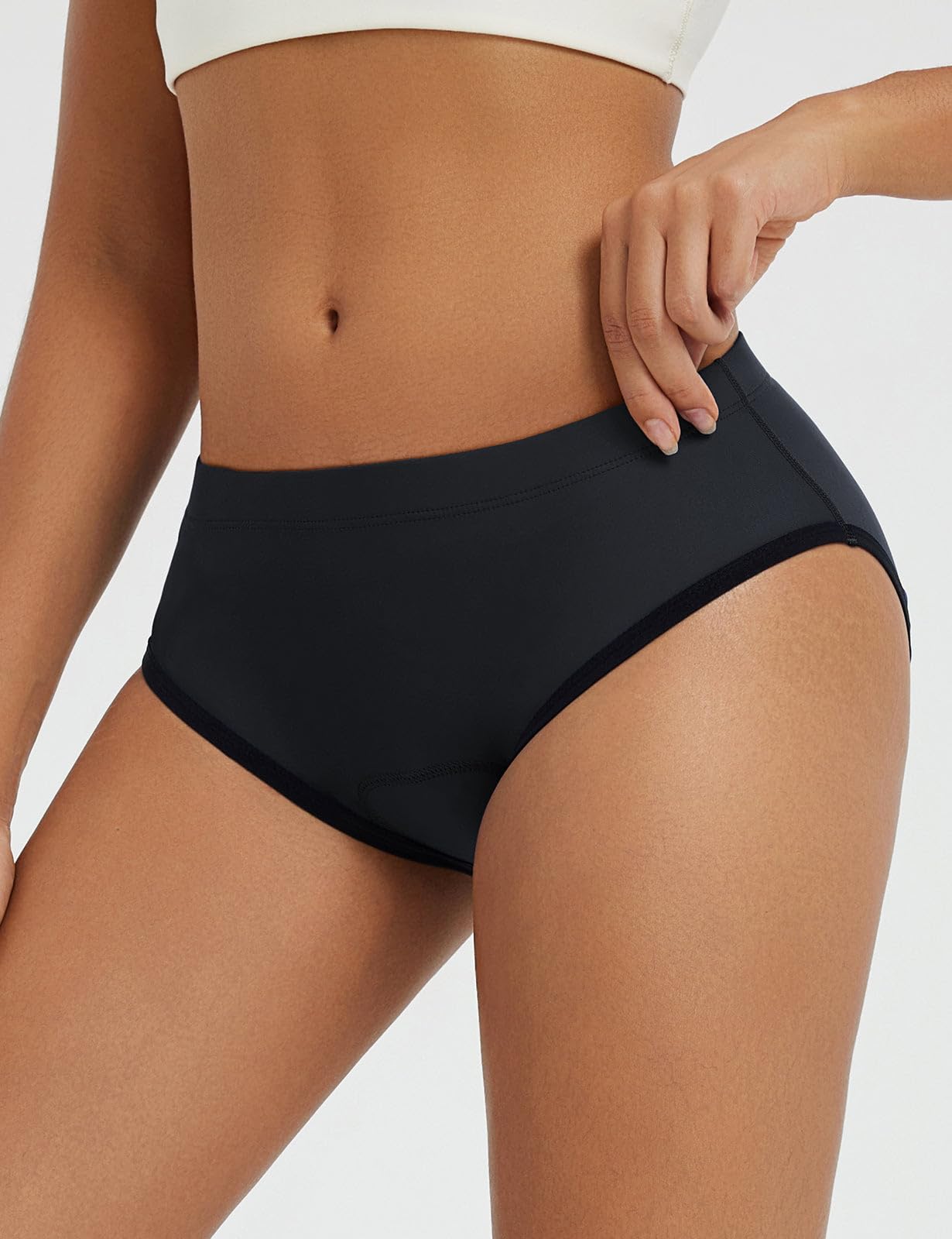 baleaf Calzoncillos de ciclismo mujer acolchados ropa interior bicicleta transpirables acolchado grueso 4D