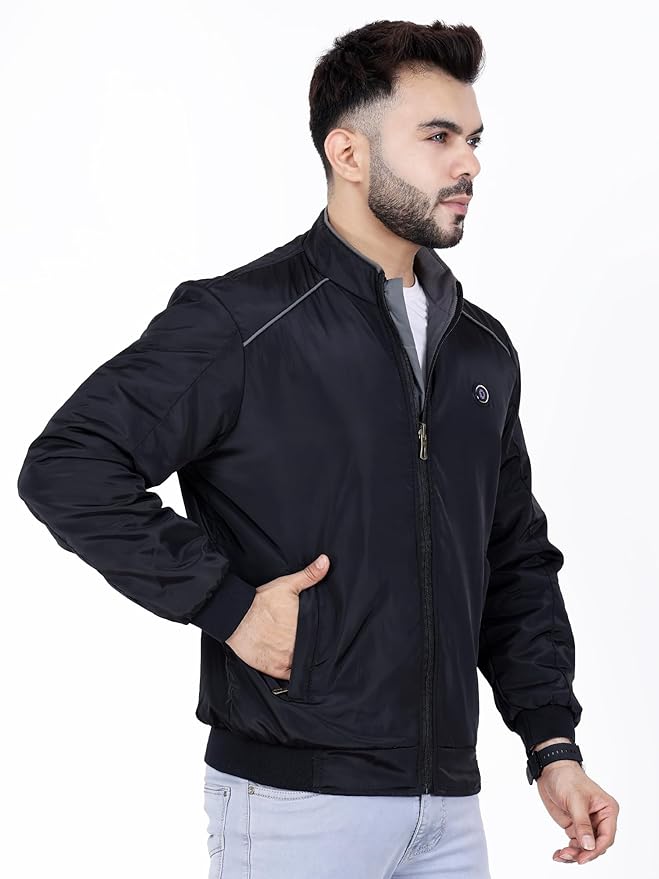 Dollar Jacket For Men Casual Zipper Bomber For Winter