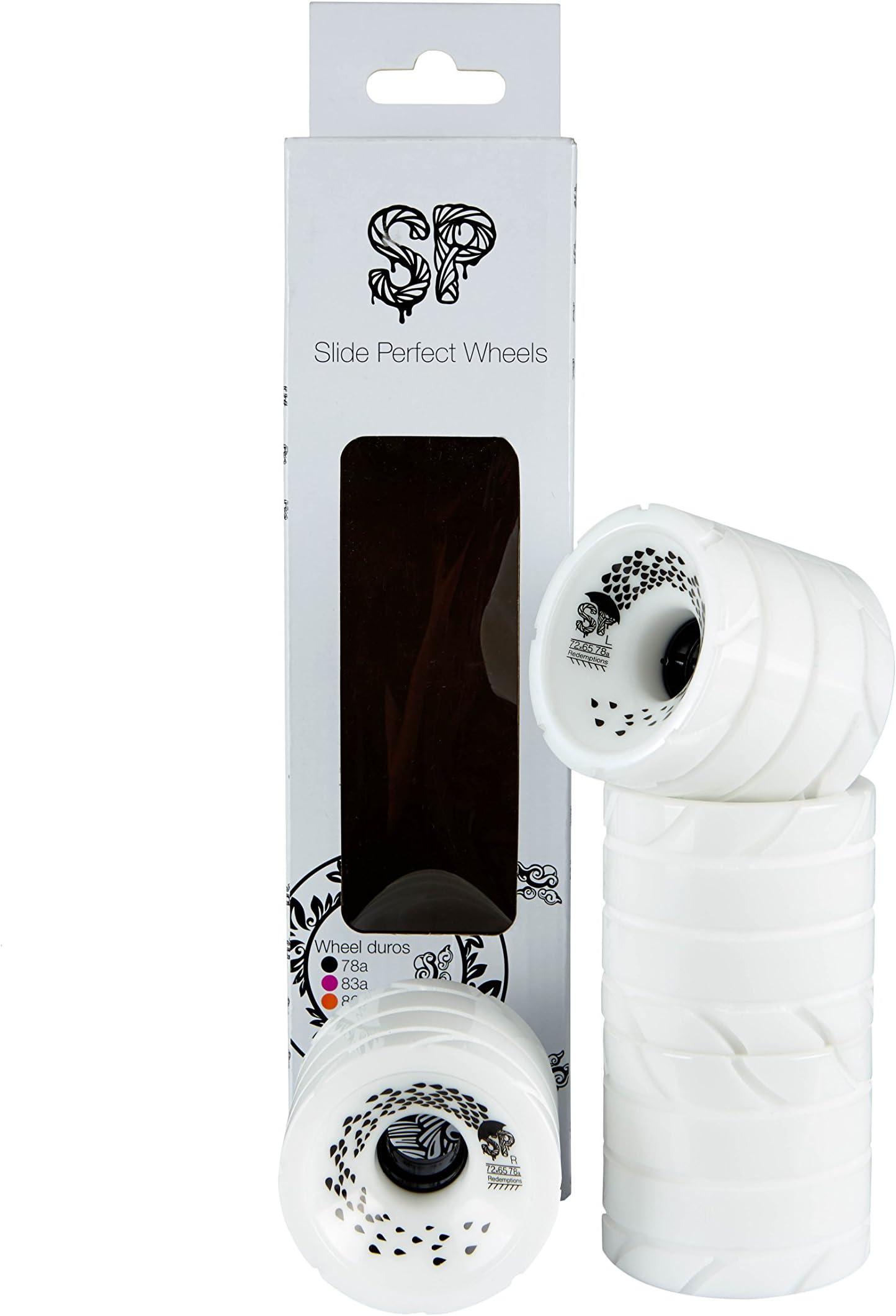 Slide Perfect Longboard Wheels Redemption Wheels 72 mm 78a Rain Wheels