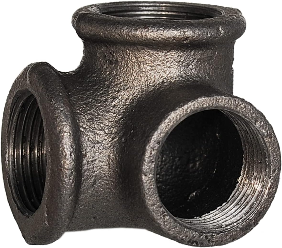 Eagles 3/4" 3 Way Corner Pipe Fitting 4pcs 3/4" Diameter Malleable Iron Plumbing Fittings Tees for Industrial Vintage Style Furniture Project and DIY Decor : Tools & Home Improvement