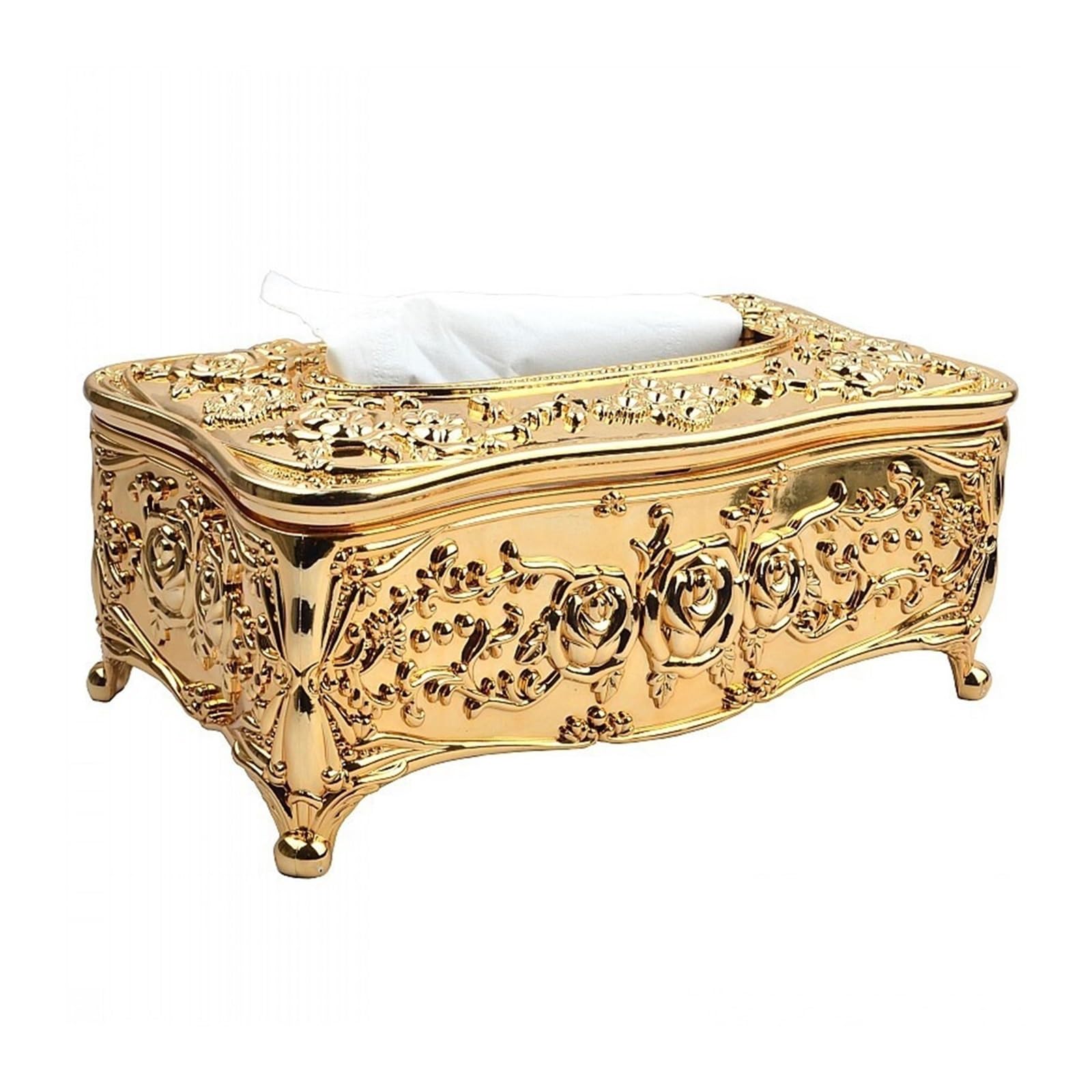 Xdgsdrdf Gold Desktop Living Room Dining Creative Paper Drawer(Gold)