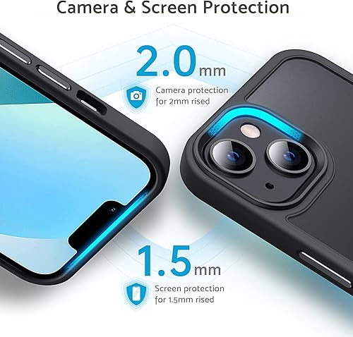 Miniatura 5 de Anqrp Funda diseñada para iPhone 13 Mini, compatible con carga inalámbrica Funda delgada de silicona suave antiarañazos para iPhone 13 Mini de 5.4