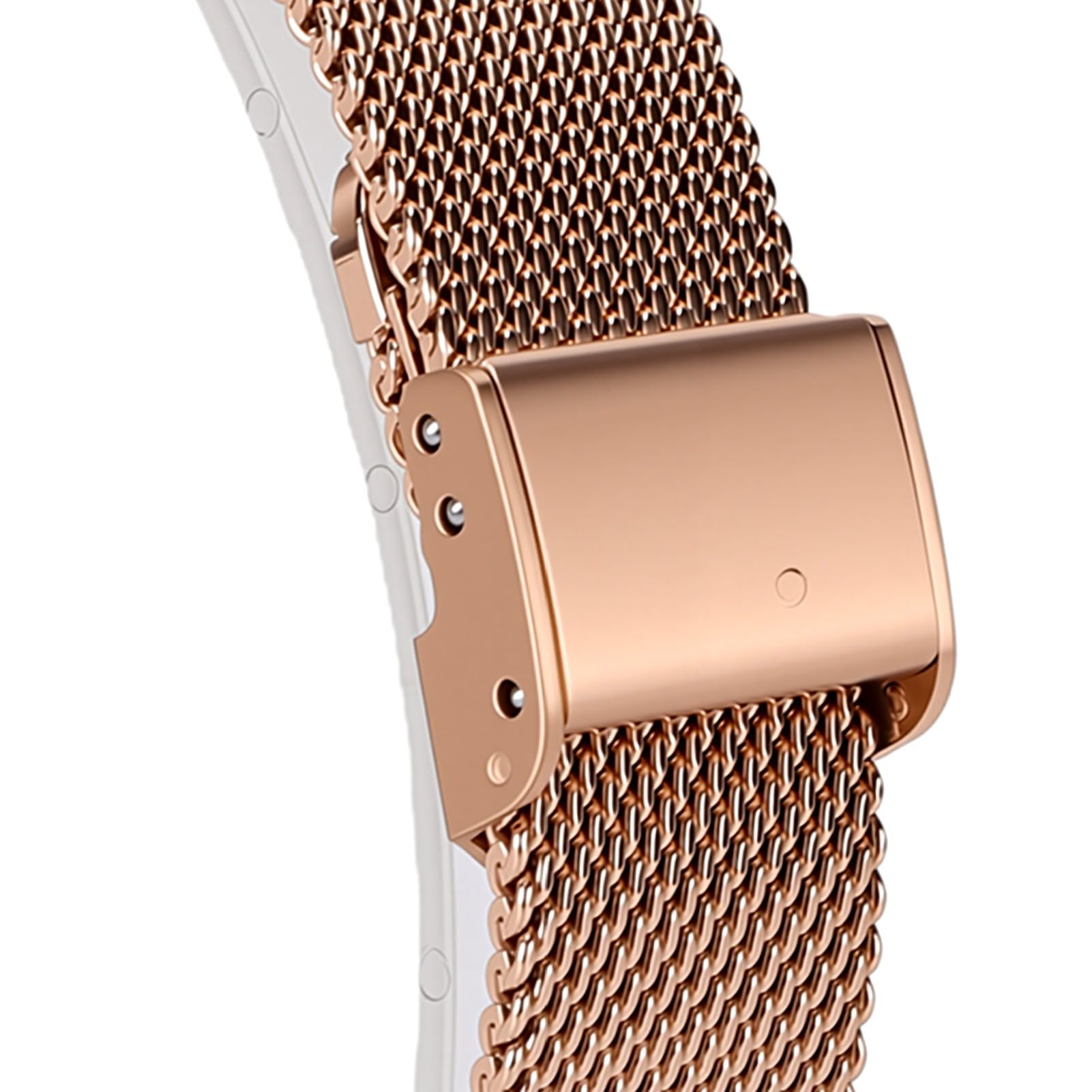 Dpofirs Braccialetto Smart Indossabile, Tracker attività Fitness per Donna e Uomo, Cinturino Regolabile in Acciaio Inox, for Sport Quotidiano e Allenamento