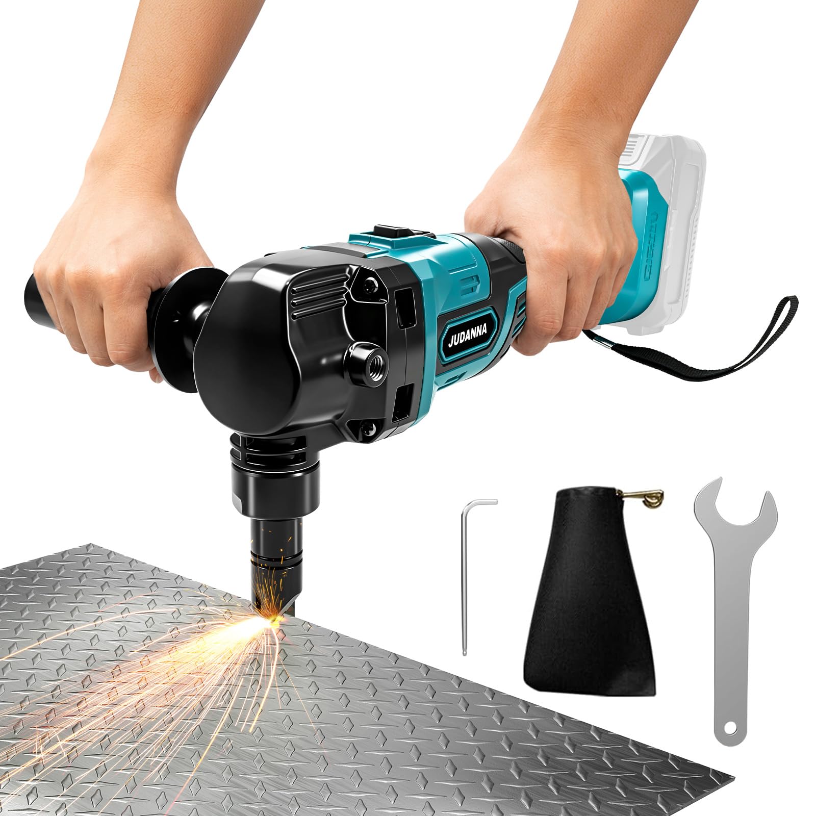 Knabber Grignotant en tôle pour batterie Makita 18 V (sans batterie)