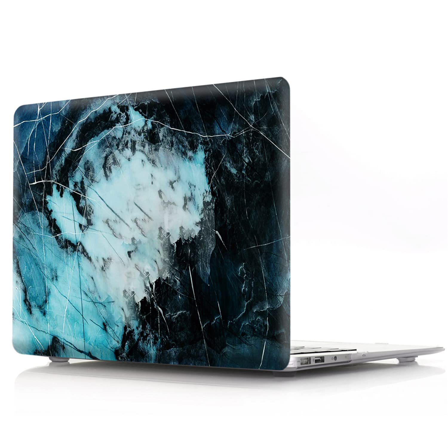 Funda MacBook 12 A1534 rígida antiarañazos con elegante diseño de mármol y cubreteclado 8