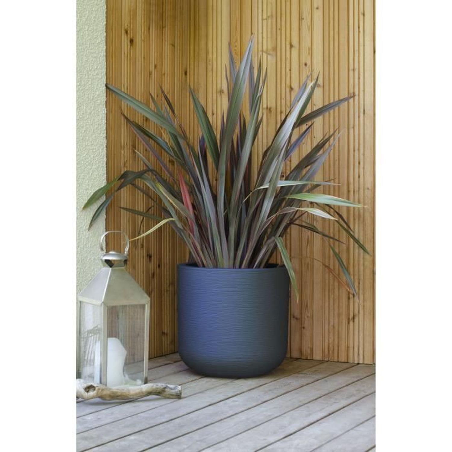 Pot Rond 67L Graphit'Up 48.5x46.2cm Anthracite