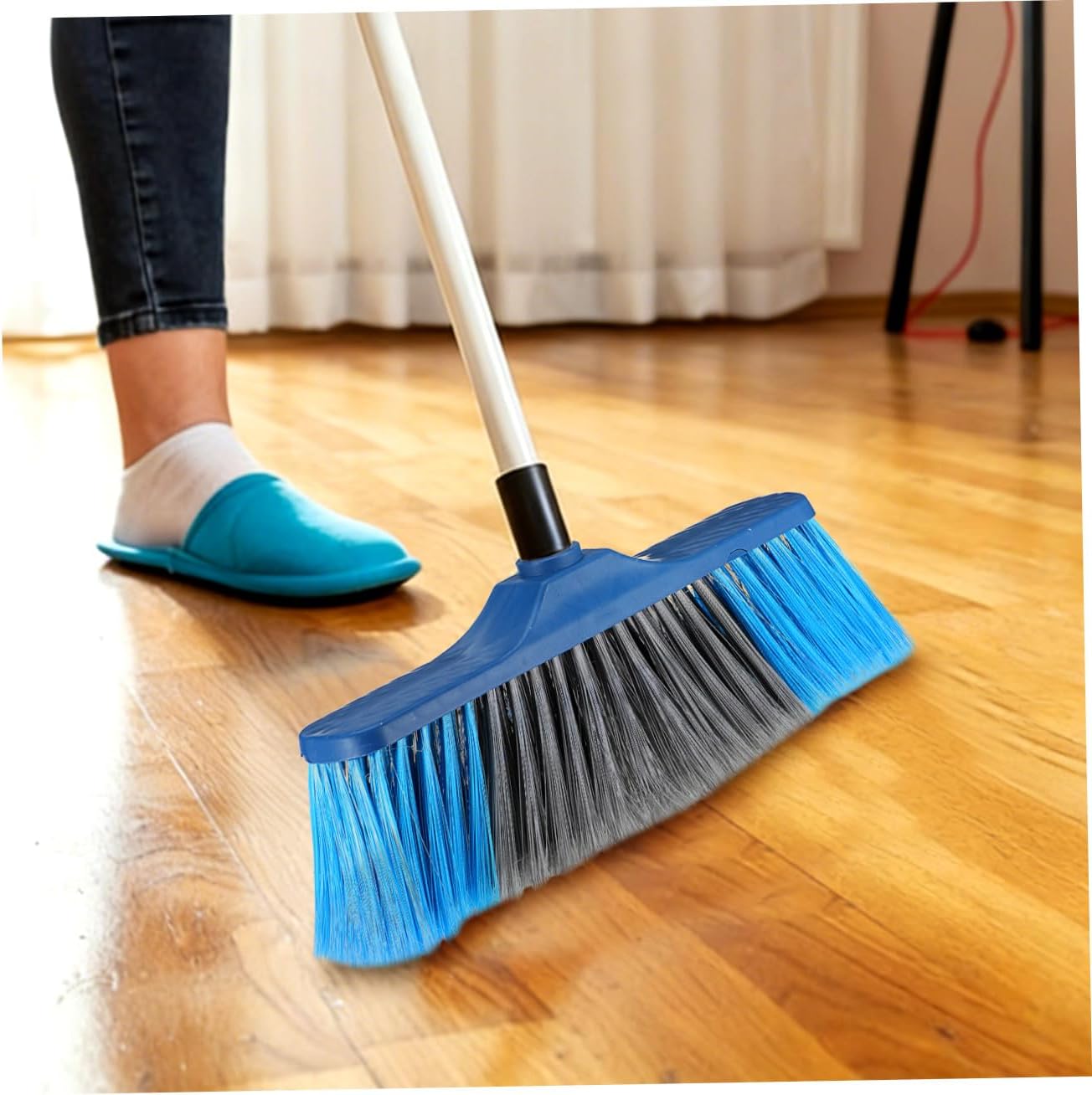Cleaning Broom Head Indoor Broom Head Accessory Wash Brush Remover for Hardwood Tile