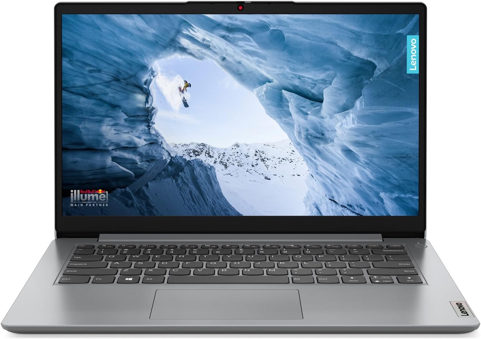 Lenovo IdeaPad 1 Intel Core Celeron N4020 14" HD Thin and Light Laptop (8GB/256GB SDD/Windows 11 Home/Office 2021/1Yr Warranty/Cloud Grey/1.3Kg), 82V6007YIN