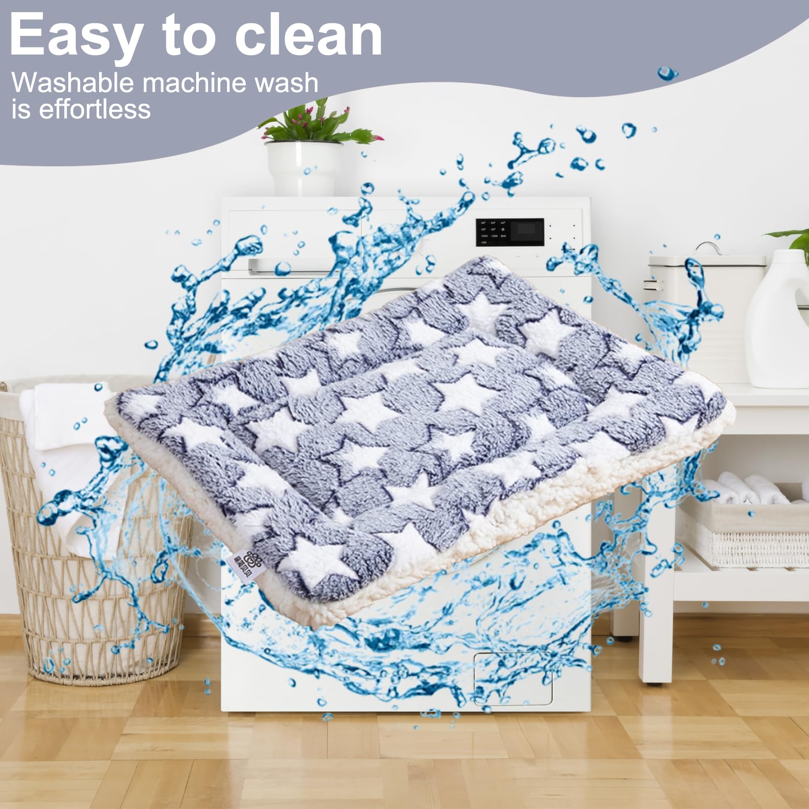 2 Pezzi Letto In Peluche Caldo Per Piccoli Animali, 40x30 cm Calda Coperta Per Porcellino D'India, Cuccia Soffice E Coperta Invernale Per Conigli, Criceti, Porcellini D’India E Cincillà