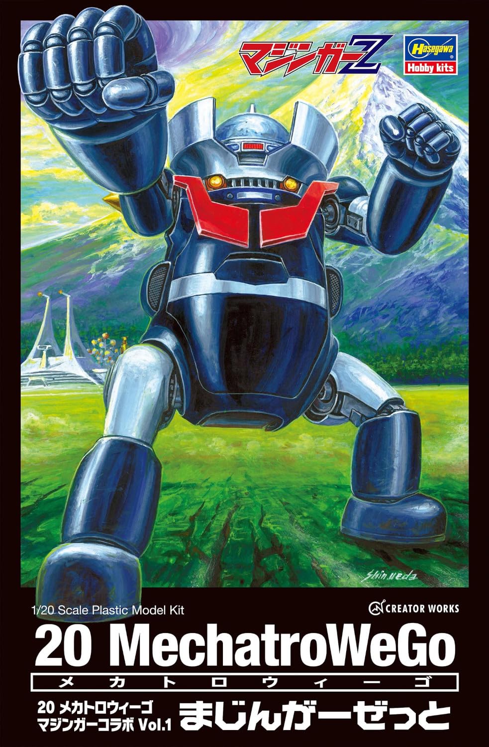 Hasegawa 664901-1/20 20 Mechatrowego Mazinger Collab Vol.1 Mazinger Z - Scala 1:20
