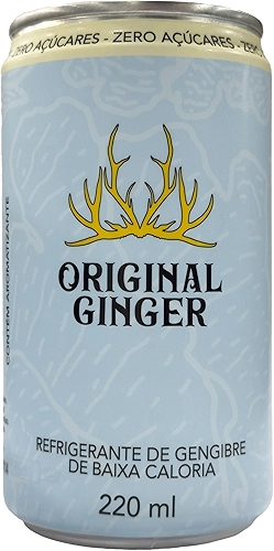 Refrigerante Original Ginger Gengibre Zero Açúcar 220ml