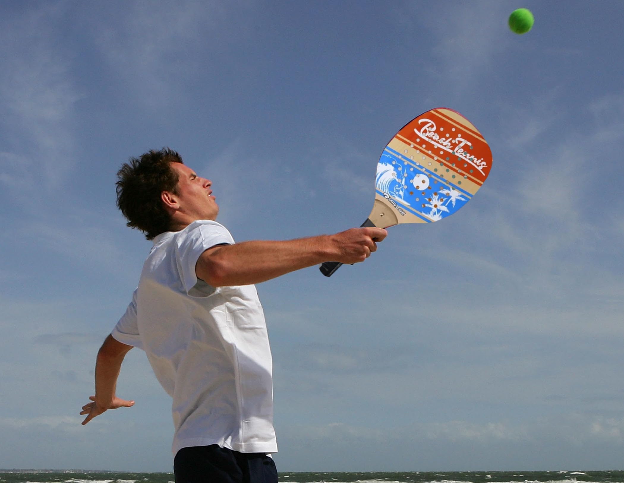 Raquette de plage Tennis balles souples légère résistante jeux plein air mer plage jardin enfants adultes