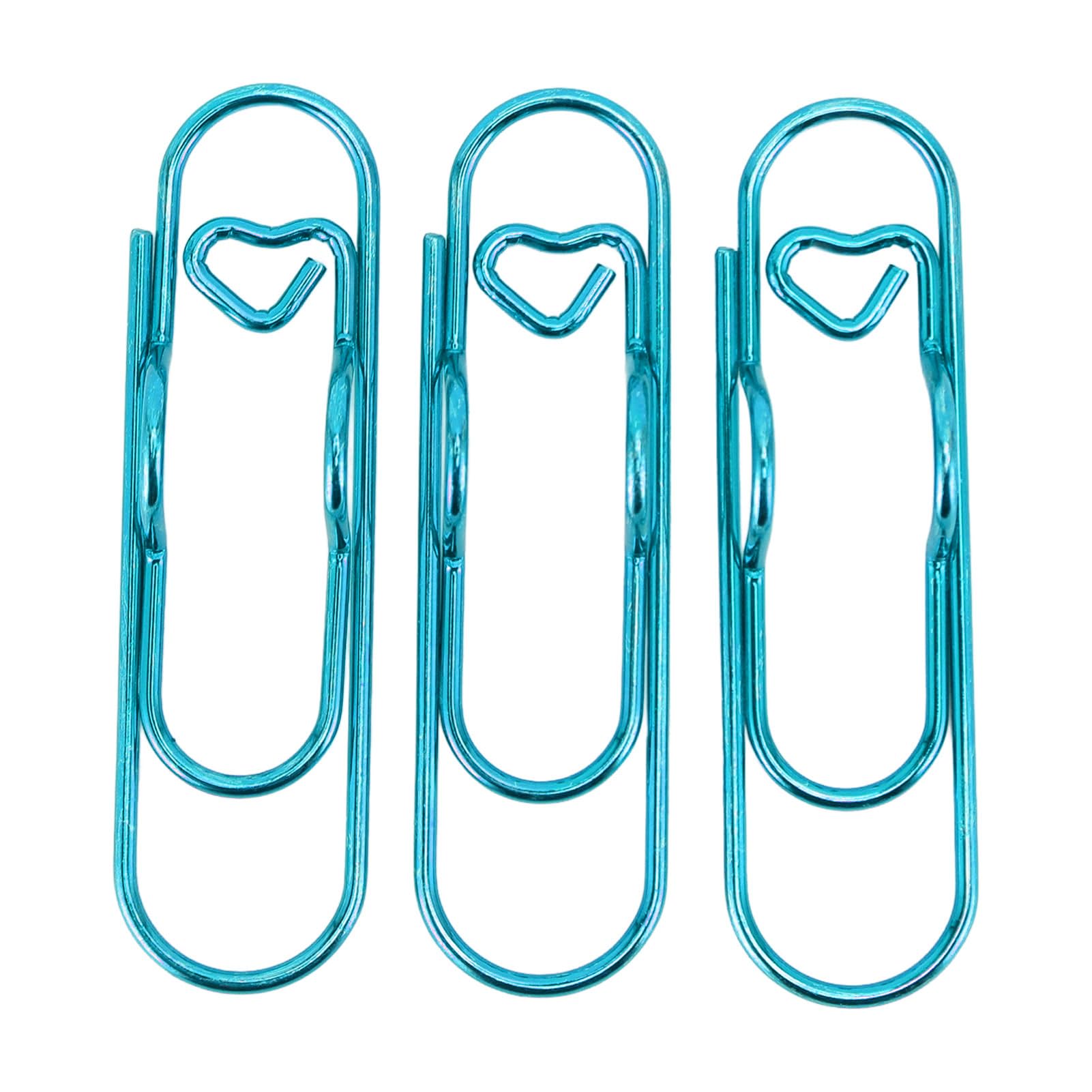 Mrisata 30Pcs Metal Pen Clips Stainless Steel Paper Clip Holder for Notebooks Papers Pen Paperclip Pen Holder Clip for Most Types of Pens Office