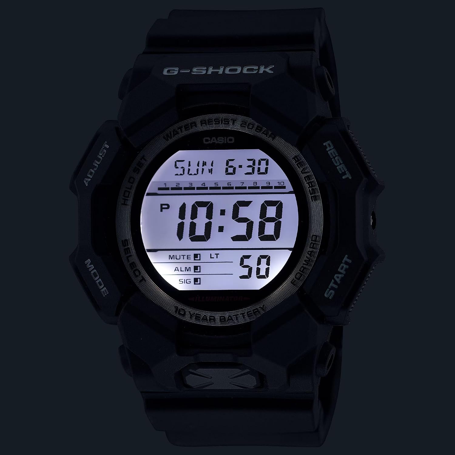 Relógio Casio G-Shock Masculino Digital GD-010-1DR