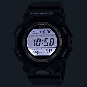 Casio GD-010-1DR Kol Saati, G-Shock, Digital, Siyah, Erkek