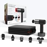 Powerboost® Pro+ Hot & Cold Deep Tissue Massage Gun - 6 Speeds, 6 Attachments, 5-Hour Battery, Travel Case, Charging Base, Shoulder & Back Massager, Pain Relief Tool, FSA Eligible