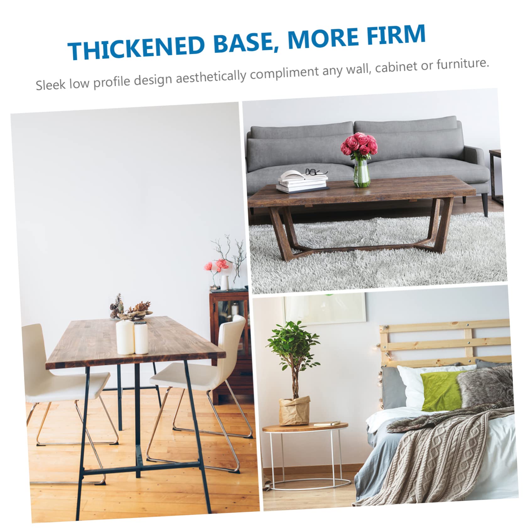 CAXUSD 2 Pcs Metal Speaker Bases Universal Speaker Stand Feet Cone Base Strong Floor Protector for Amplifier Stands