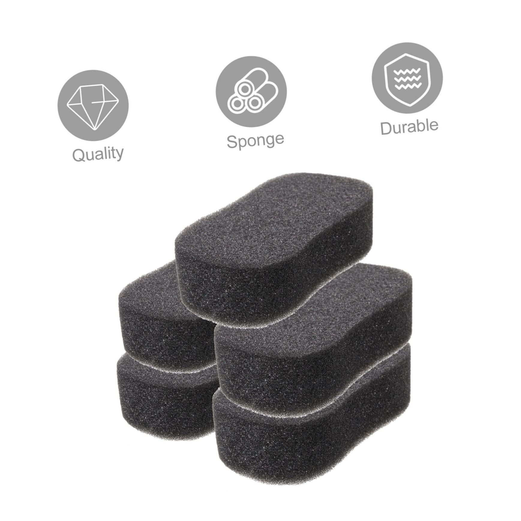 Yardwe Sponges for Horses 5pcs Bath Sponges Horse Cleaning Supplies Moderate Radius Comfortable to Hold Keep Horse Coat Healthy