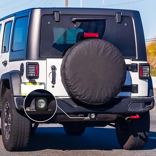 Miniatura 47 de Swono Cubiertas cuadradas de enganche para receptor, diseño de girasoles amarillos, girasoles amarillos, cubierta de tubo de enganche de remolque