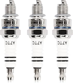 3Pcs Spark Plug A7TC for GY6 50cc-70cc 90cc 110cc 125cc 150cc ATV Scooter Pit Dirt Pocket Bike Moped Go Kart Quad Buggy TaoTao Buyang Roketa Sunl Baja Kymco Chinese U20FSR U22FSR-U C5HA C5HSB